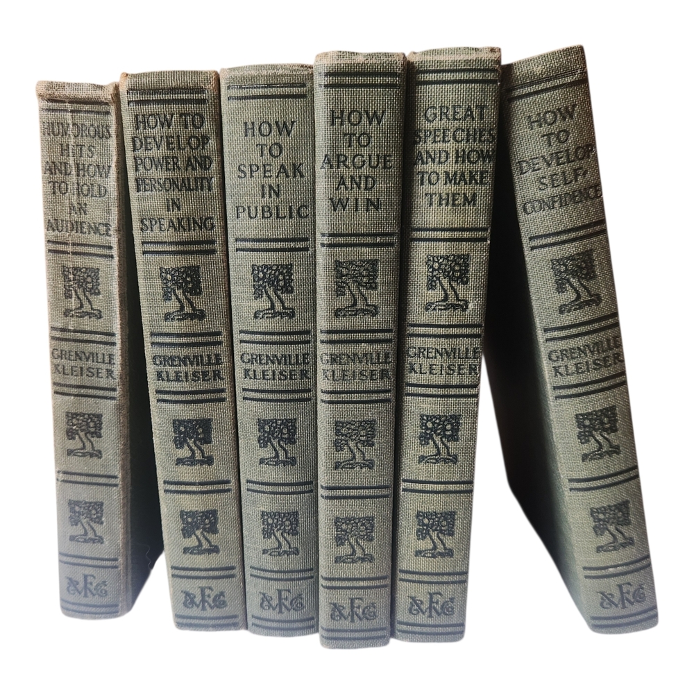 Grenville Kleiser Antique Books  Public Speaking And Personal Developement 1910